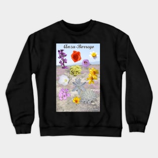 Anza-Borrego Desert Wildflowers Crewneck Sweatshirt